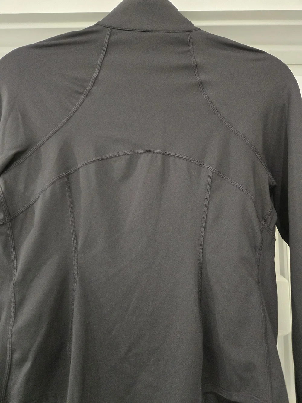 Halara Women’s Black Zip Up Active Jacket Long Sleeve Athletic Top Size Medium - Picture 4 of 6